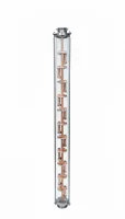 Колпачковая колонна Clamp 2" 11 тарелок Медная Ф54 L-800 — общий вид товара для самогоноварения