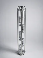 Колпачковая колонна Clamp 1.5" 5 тарелок AISI-304 Ф54 L-425 — общий вид товара для самогоноварения